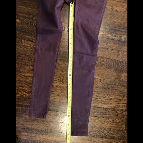 CURRENT/ELLIOTT Stretch Leather Jeans mid-rise 26 - Picture 6 of 6